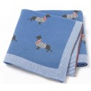 Dachshund Cotton Baby Blanket